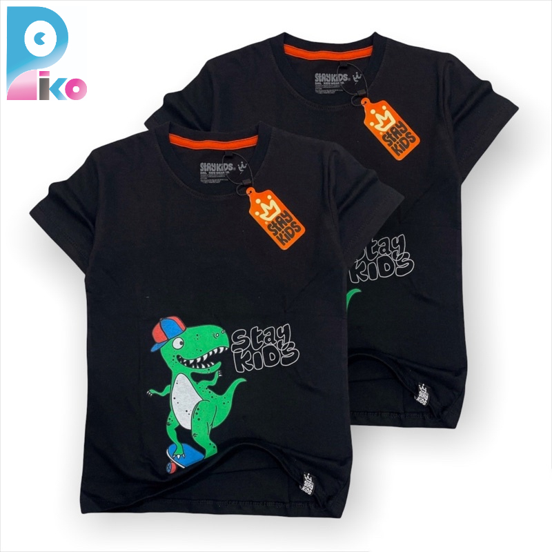 Baju Kaos distro anak Laki-laki usia 1-12 tahun bahan katun combed 30s