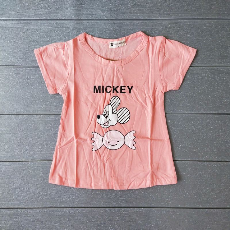 COD Kaos anak korea import Kageli usia1 , 2 tahun baju perempuan / girl / cewek / kado murah lucu