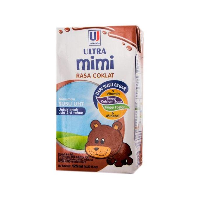 

BISA BAYAR DITEMPAT ultra mimi 125ml SUSU UHT 4 varian rasa - Coklat