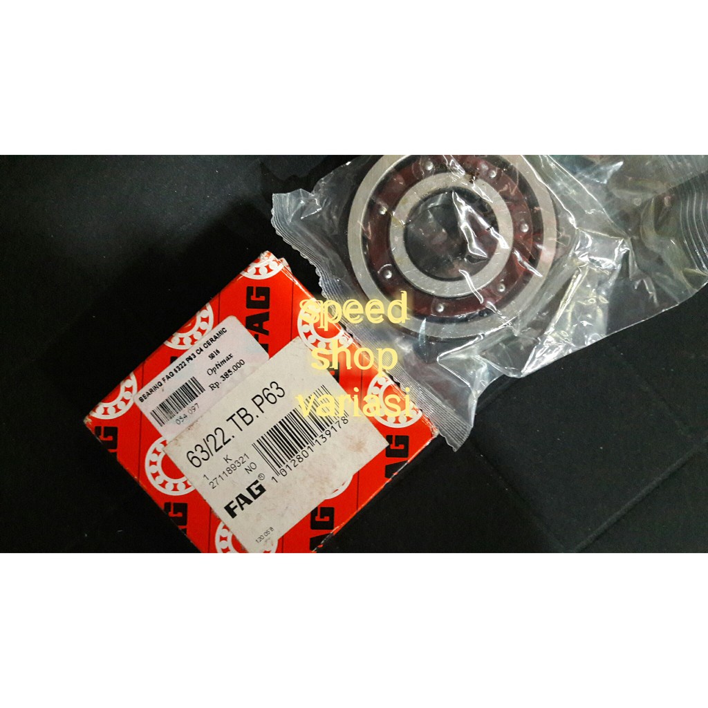 BIG PROMO BEARING FAG 63/22 CERAMIK kruk as original   *
