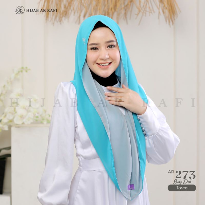 Arrafi Hijab kode AR 273 / Jilbab Kerudung Hoodie Original Arrafi
