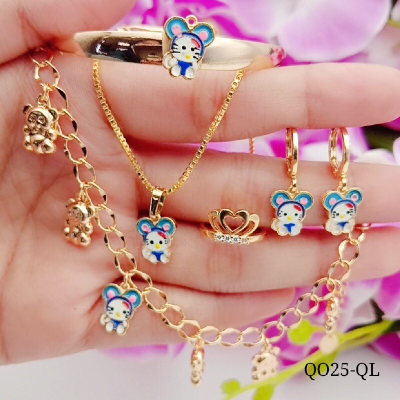 xuping set perhiasan anak anak lapis mas termurah star+