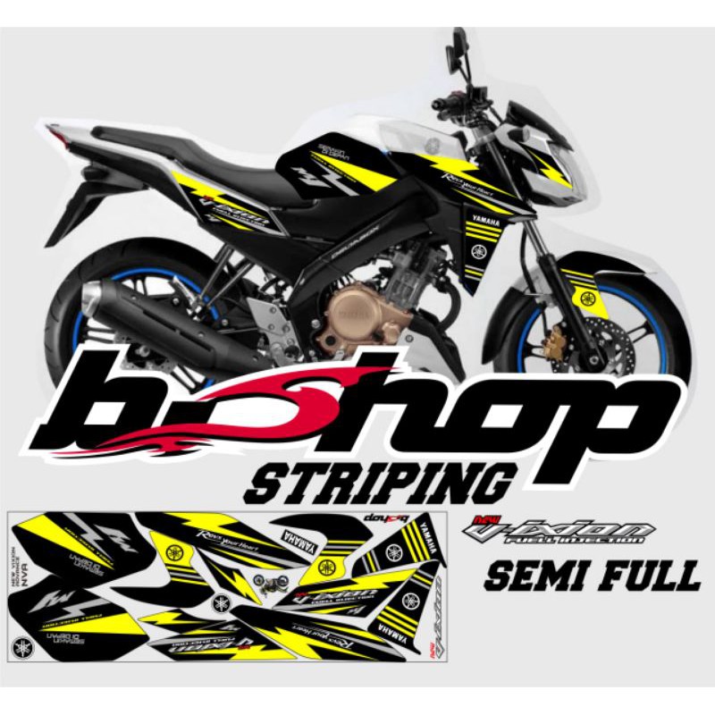 

Sreping Vixion Semi Full Motif grafis Stabilo