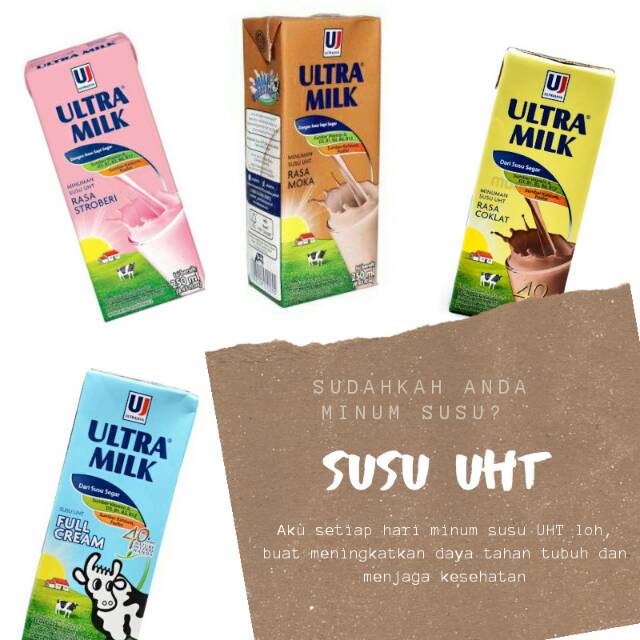 

Susu Ultra Milk All Varian Rasa 250 ml