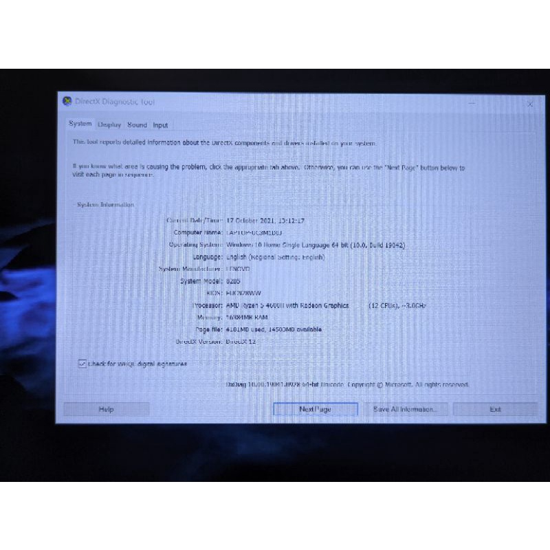 Lenovo Legion 5 MLID