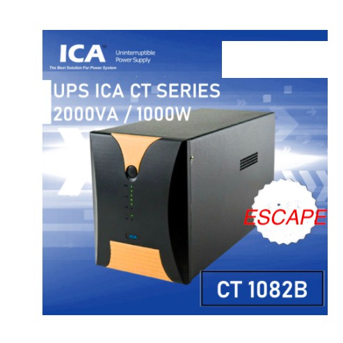 UPS ICA CT1082B 2000VA / 1000W UPS KOMPUTER