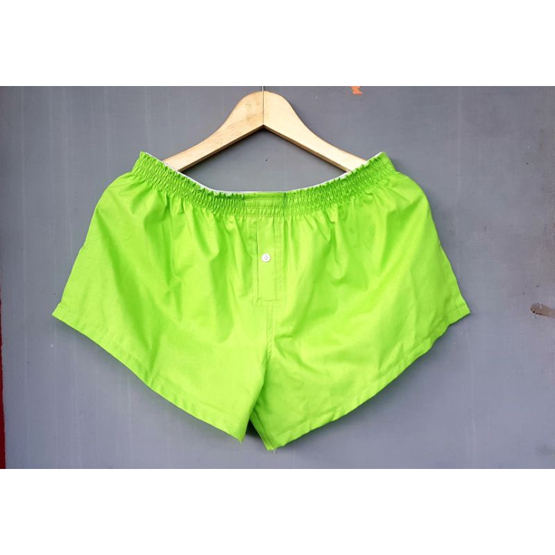 CELANA MURAH BOXER WARNA PUTIH POLOS ALL SIZE