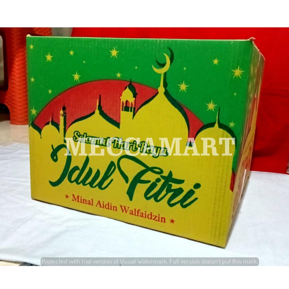 

Kardus Idul Fitri , Kardus Lebaran , Kardus Parcel Warna Kuning BESAR (Uk. 39x39x31) 10pcs