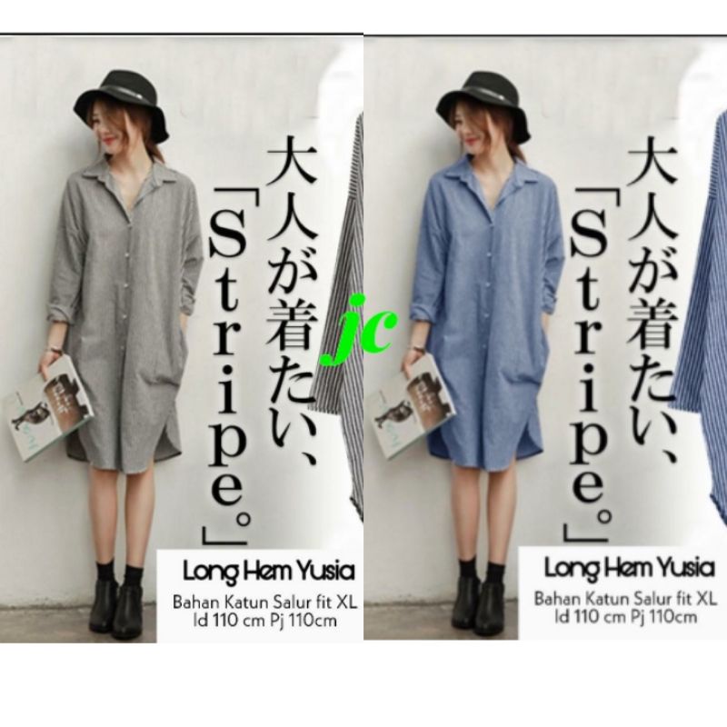 JCMP -Long Hem Yusia / Long Hem Wanita Casual Terbaru