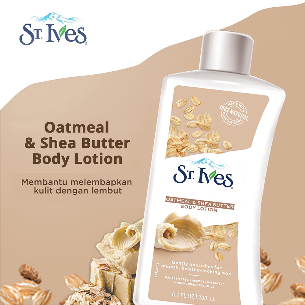 Image of St. Ives Body Lotion Oatmeal & Shea Butter 200ml #2