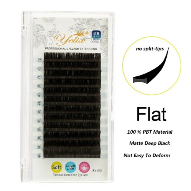 YELIX BLACK DIAMOND MATTE ELLIPSE FLAT EYELASH