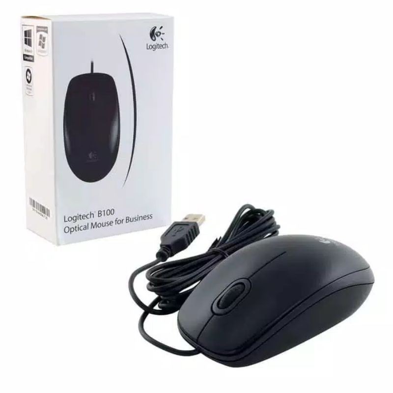 LOGITECH B100 Wired Optical Mouse