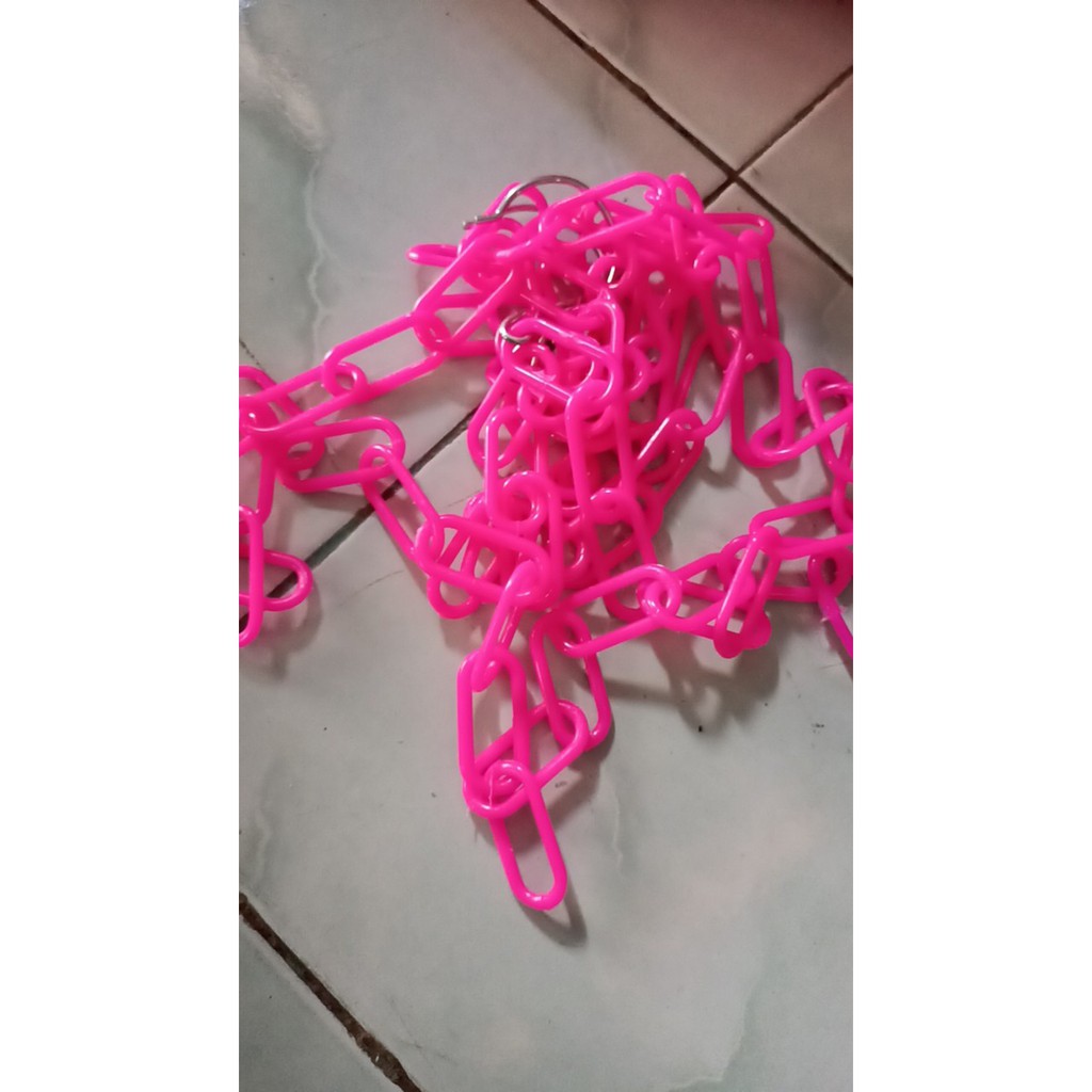 Rantai plastik 3 warna