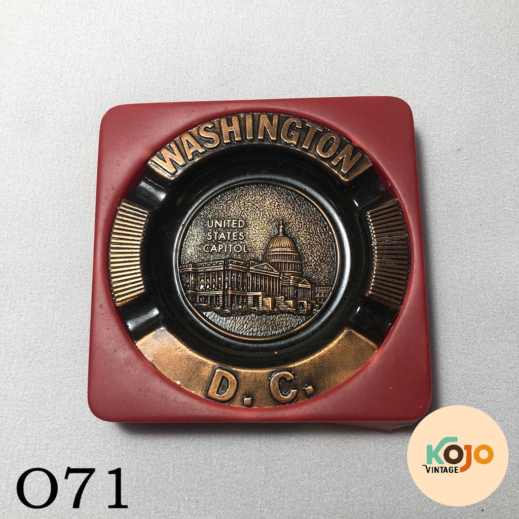 Souvenir Pajangan Asbak Washington DC Vintage Unique Unik Jadul Lawas