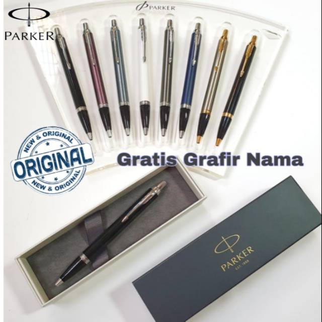 

Original pulpen mewah parker exclusive gratis Grafir nama
