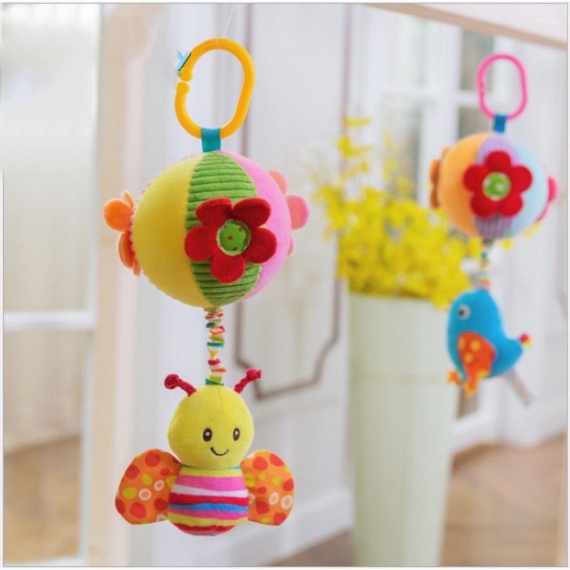 BALL MUSICAL | Mainan Musik Tarik bayi| Mainan Musik Stroller baby | mainan teether rattle baby box