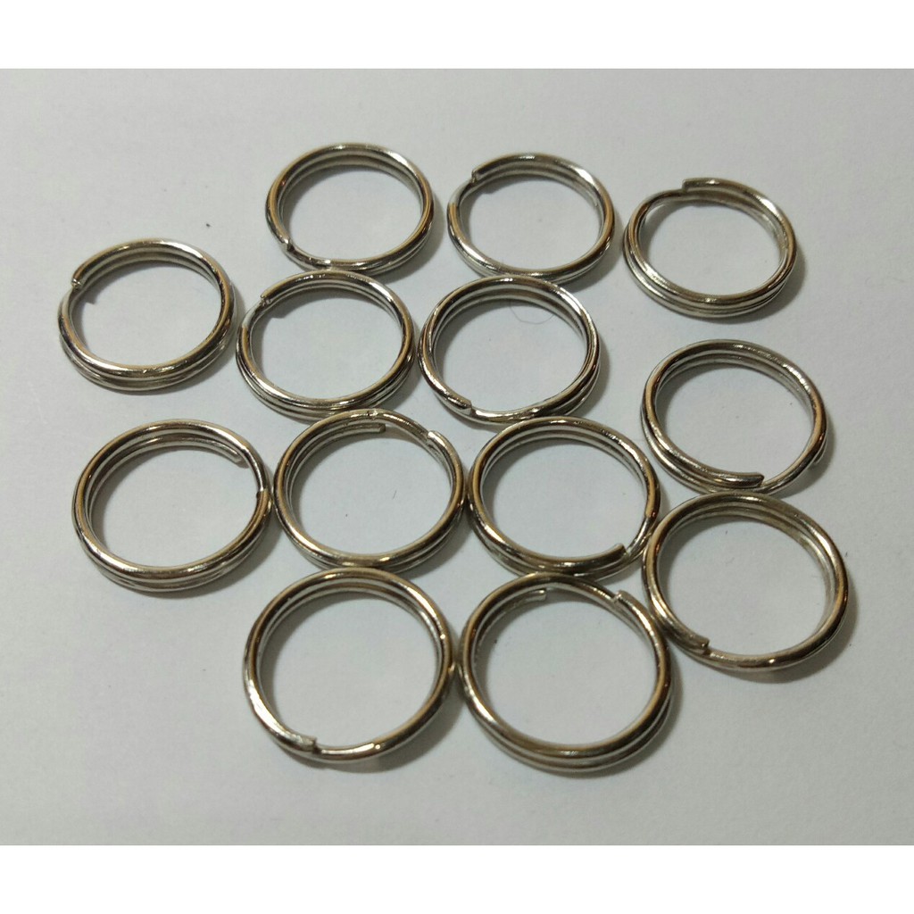 Ring Gantungan kunci / Ring double 1.5 cm ( 20 biji)