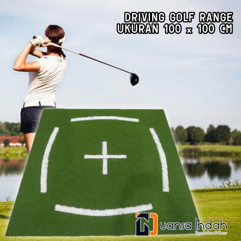 matras driving golf range ukuran 100 x 100 cm