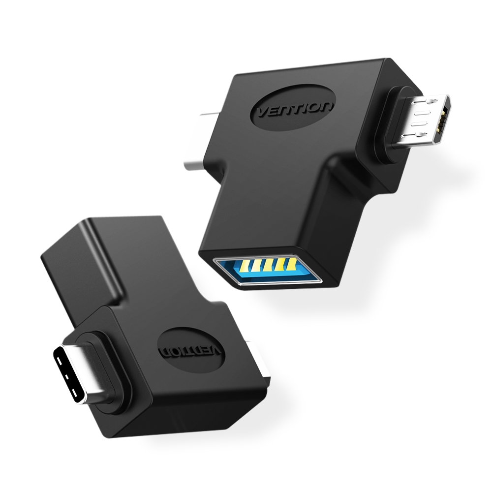 Vention OTG Converter USB 3.0 2 in 1 micro usb type C to USB OTG Cable Adapter