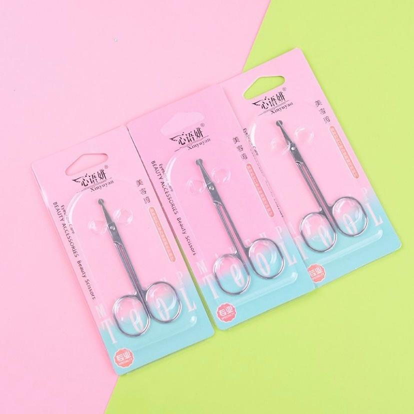 Gunting Alis  Gunting Bulu Kumis Stainless Beauty Scissors