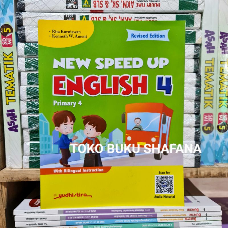 Buku Bahasa Inggris NEW SPEED UP ENGLISH Kelas 1 2 3 4 5 6 SD PENERBIT YUDHISTIRA REVISED EDITION