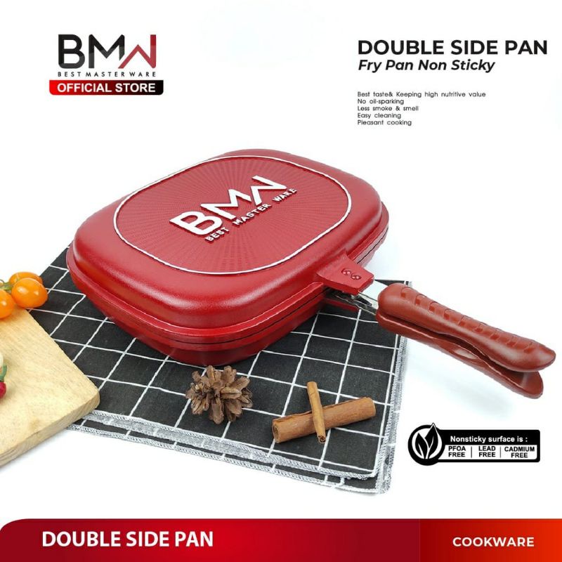 Happy Call Double Pan Jumbo atau merk BMW bisa juga RANDOM 32cm ORIGINAL Terlaris Random