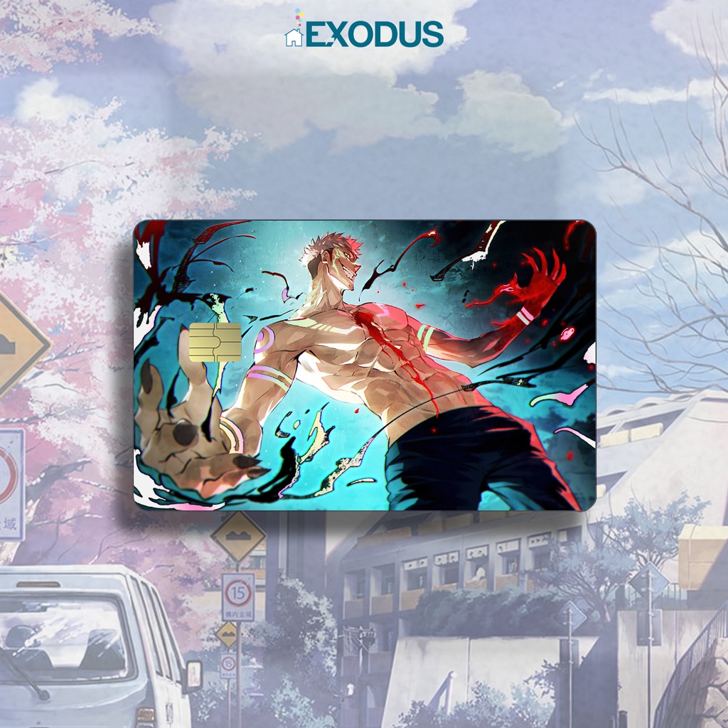 

Jujutsu Kaisen Hologram Skin / Sticker kartu ATM v.2