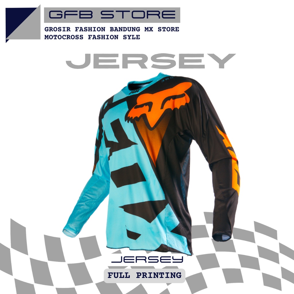 jersey set cross trail Blue Orange