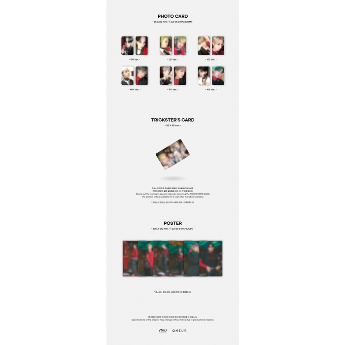 (Digipack Random ver) ONEUS - 7th Mini Album TRICKSTER