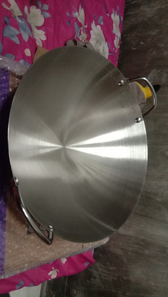 Wajan/kuali Ukuran 34cm Bahan Stainless Steel Happy Bird Termurah