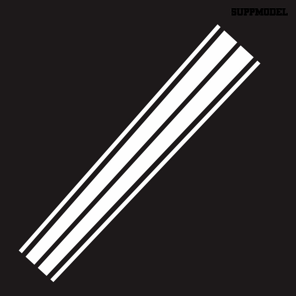 D-1040 Stiker Emblem Strip Untuk Dekorasi Kap Mesin Mobil