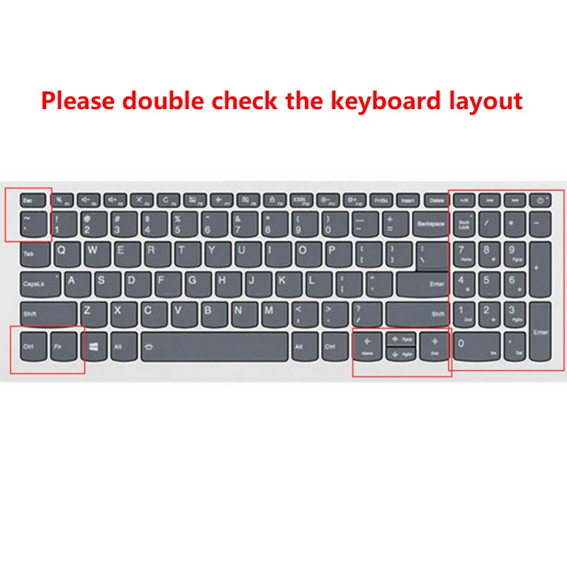 For 15.6 Inches Lenovo V310/E53-80 V730 V330 Soft Ultra-thin Silicone Laptop Keyboard Cover Protector