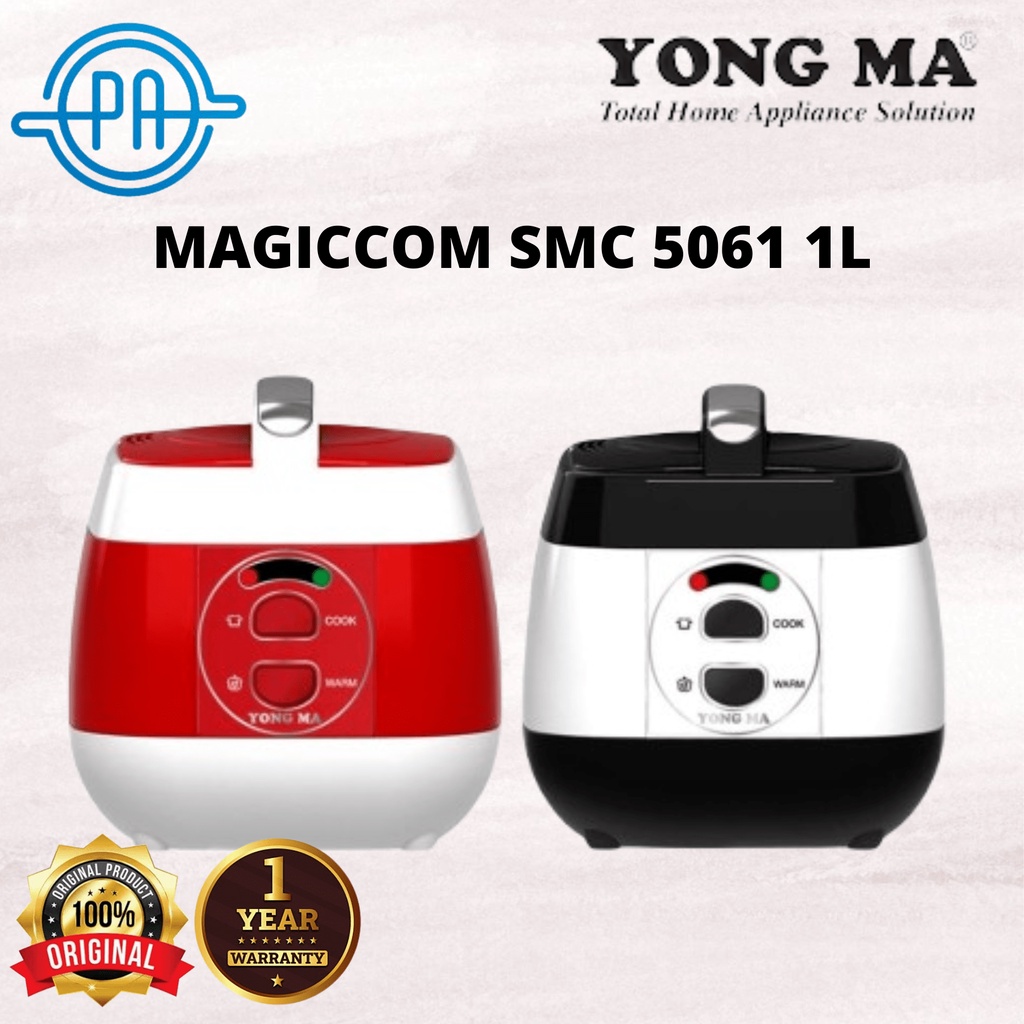 Magic com Rice Cooker Yongma YMC 1 L 1 Liter SMC5061 SMC-5061