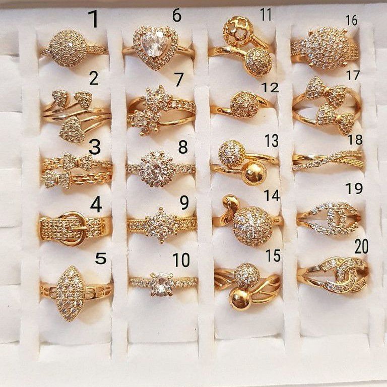Xuping RANDOM Top Murah Cincin Mewah  Xuping Perhiasan Wanita 3256Y