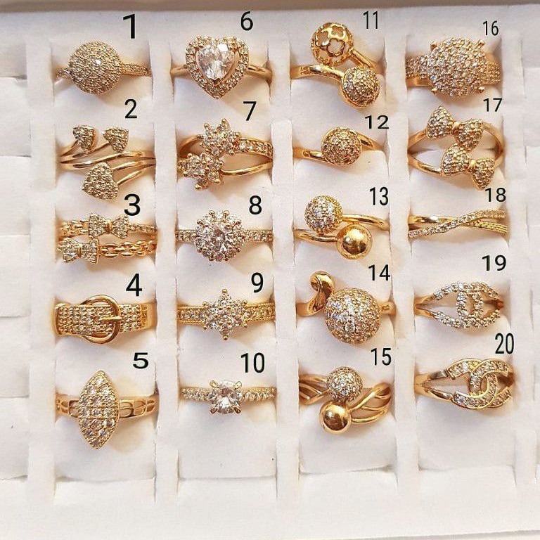 Xuping RANDOM Top Murah Cincin Mewah  Xuping Perhiasan Wanita 3256Y