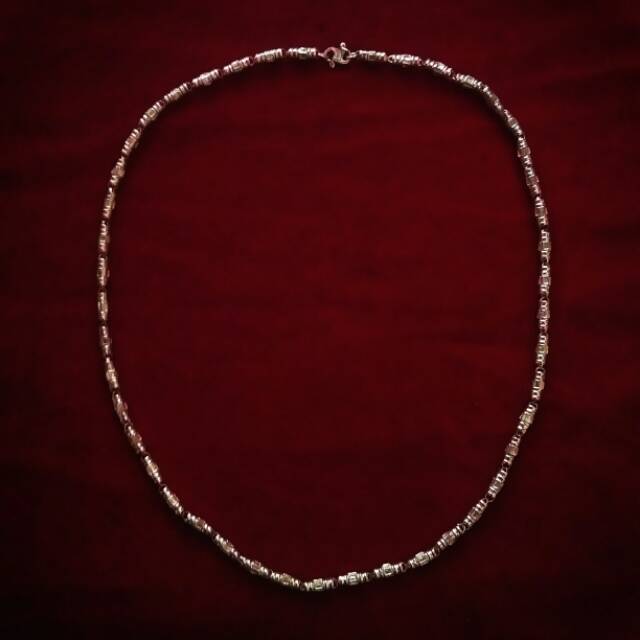 Kalung Perak Bambu