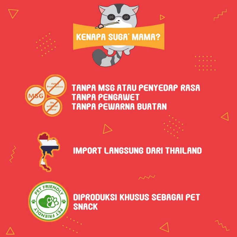 Fish Snack THAILAND Original Charcoal Sugar Glider, Hamster, Landak, Anjing, Kucing 100% asli, Pet Friendly