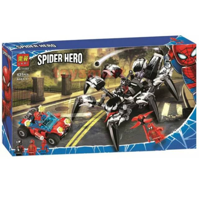 HT - Lego Spiderman Super Hero Spider Avengers Minifigure Brick Lari11502