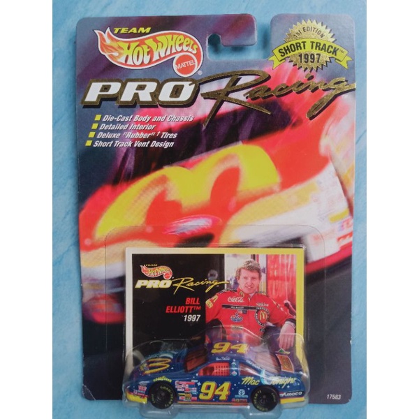 Hot Wheels Nascar Pro Racing Bill Elliott tahun 1997