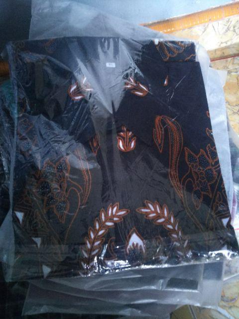 Peksi Asmoro Kemeja Batik Pria Lengan Pendek Full Furing Katun Halus Sragenan