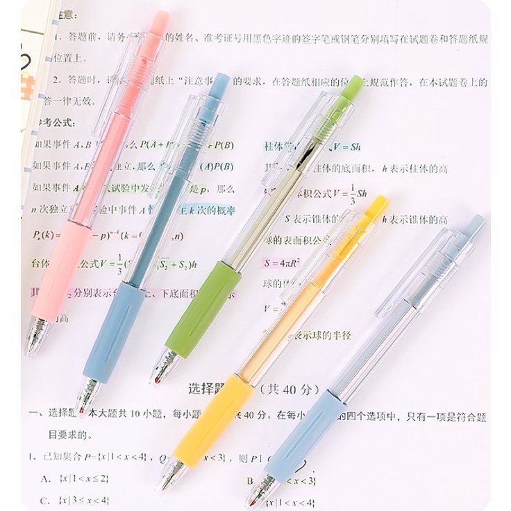 KENSHO Pen Polos Basic Pastel Aesthetic 0.5mm / Bolpen / Pulpen