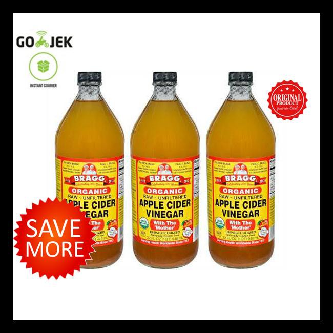 

Cuci Gudang Bragg Apple Cider Vinegar 946Ml Pack Of 3