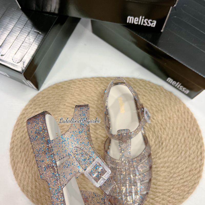 Sepatu Melissa possesion brown glitter/sepatu sandal melissa/sepatu jelly melissa/sepatu Melissa