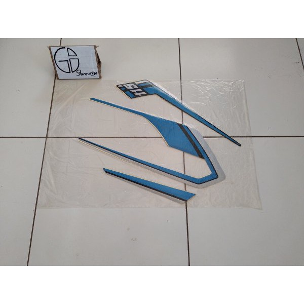 Striping Yamaha RX special 1988 1989 Hitam Lis Biru