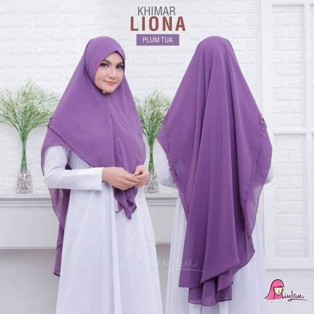 Jilbab hijab khimar jumbo ceruty miulan | khimar LIONA miulan | khimar miulan | jilbab khimar miulan