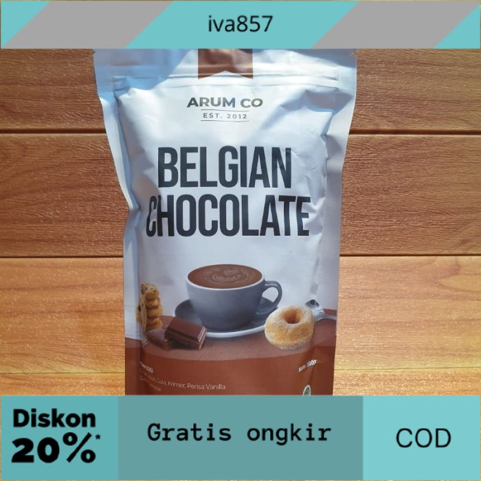 

PROMO Arum Co Belgian Chocolate 500gr / Minuman Bubuk Coklat Belgian / Choco GRATIS ONGKIR