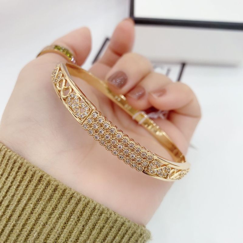 Gelang Premium gold lapis emas anti karat anti alergi premium Quality Bracelet Zircon import K12