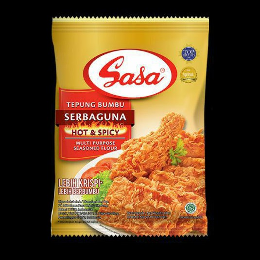 

Sasa Tepung Bumbu Serbaguna Hot & Spicy 80 gr