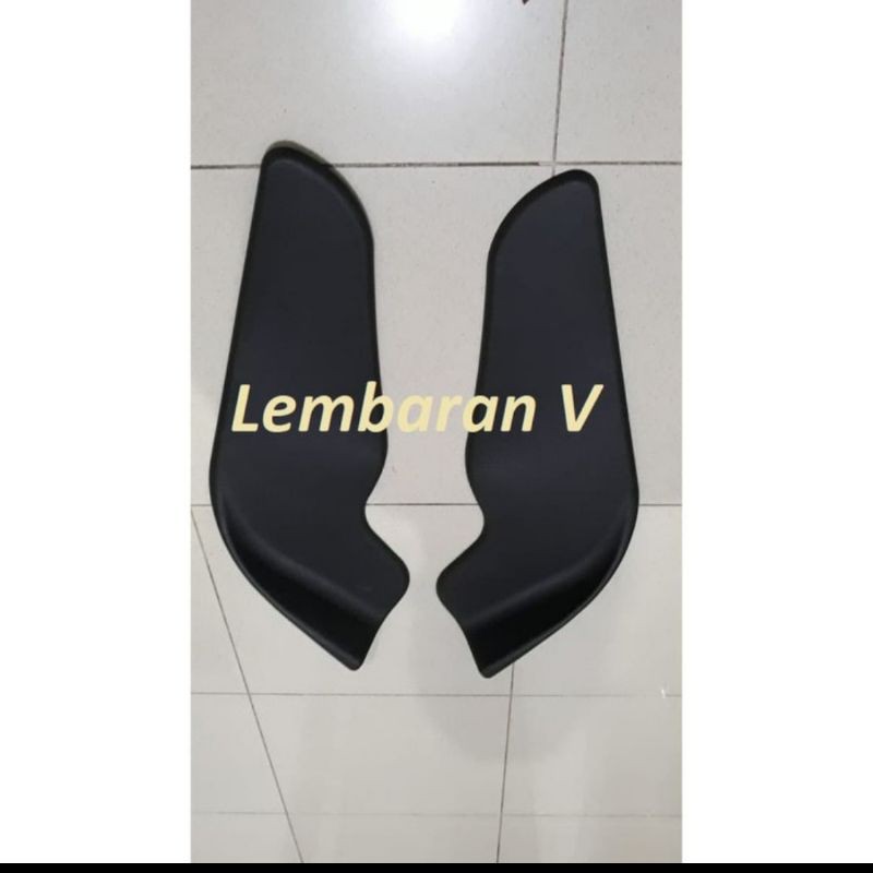 winglet bodykit black carbon mobil universal