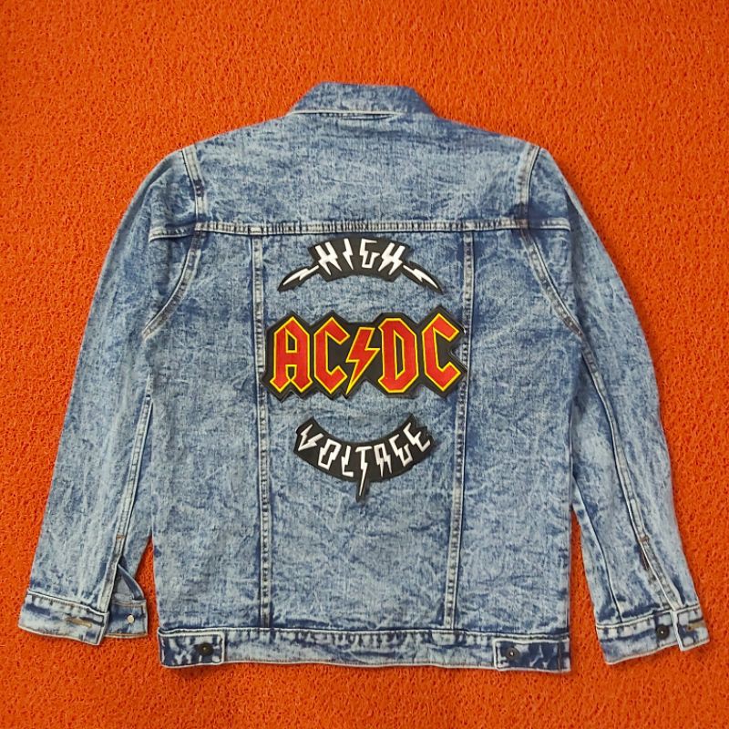 BACKPATCH BORDIR ACDC / HIGH AC/DC VOLTAGE SATU SET LIMITED EDITION